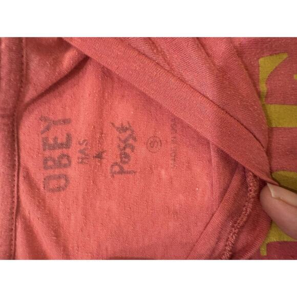 Obey Shirt Mens Small OBEY Interlock Gucci Parody Streetwear Skate Urban - Picture 2 of 6